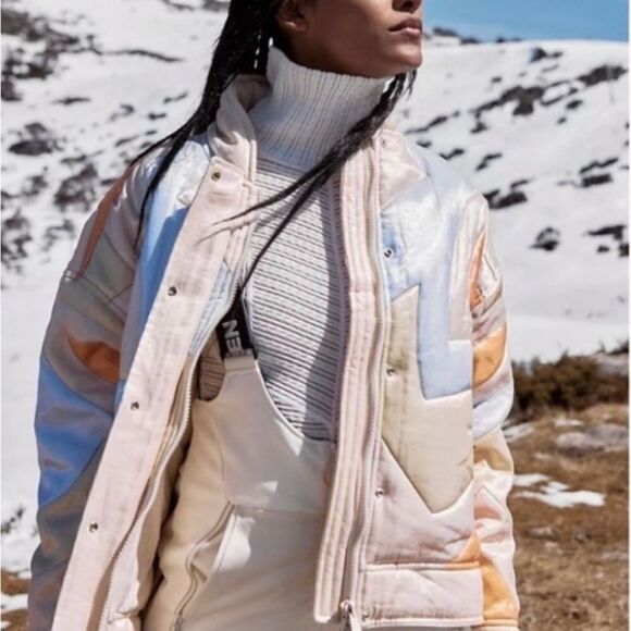 New Free People Shine on Puffer Ski  Jacket size XS New - Picture 3 of 12